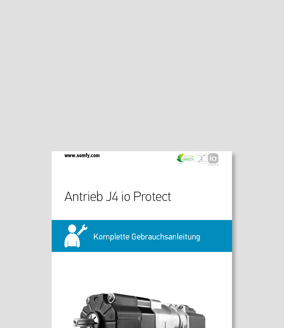 newo Anleitung Somfy Motor J4io-Protect